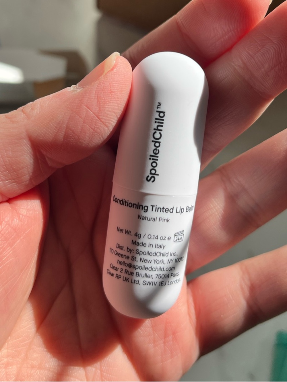 SpoiledChild Conditioning Tinted Lip Balm - Natural Pink